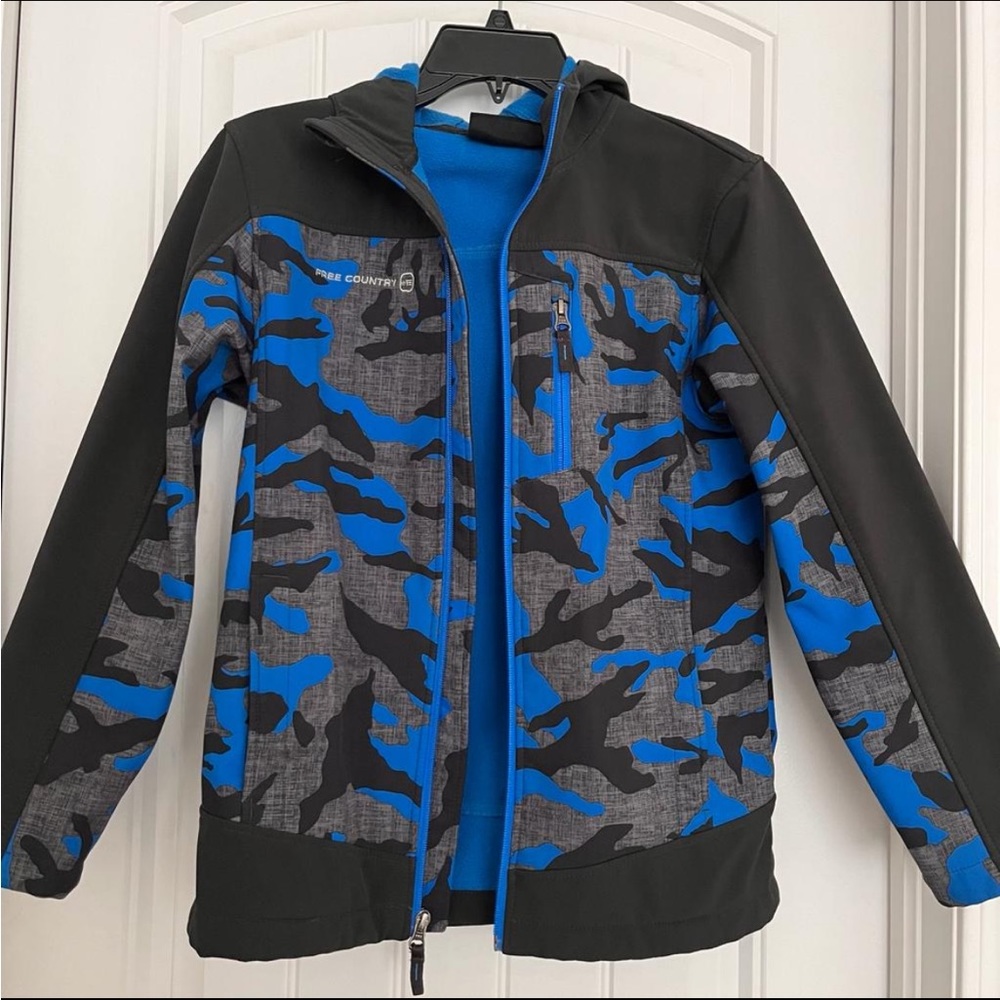 Boys Camo Raincoat